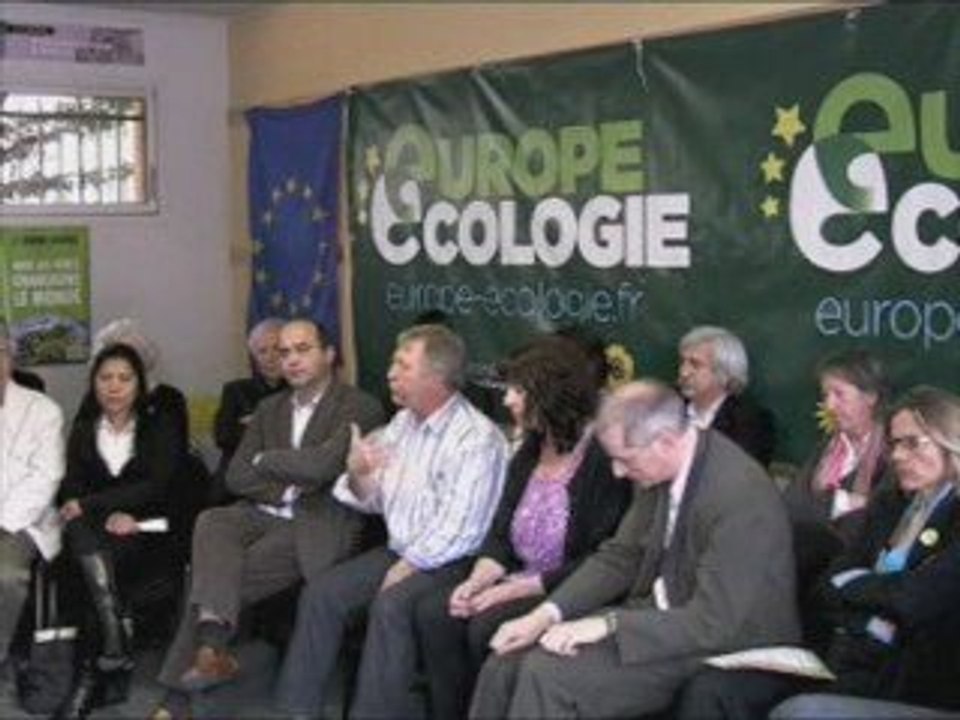 Conférence de presse - Liste Europe Ecologie SUD-OUEST