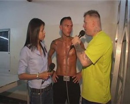 l'interiew Greg PONTZEELE boxe thai à pattaya team domingos