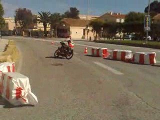 Course de solex bormes les mimosas 19/04/09 video2