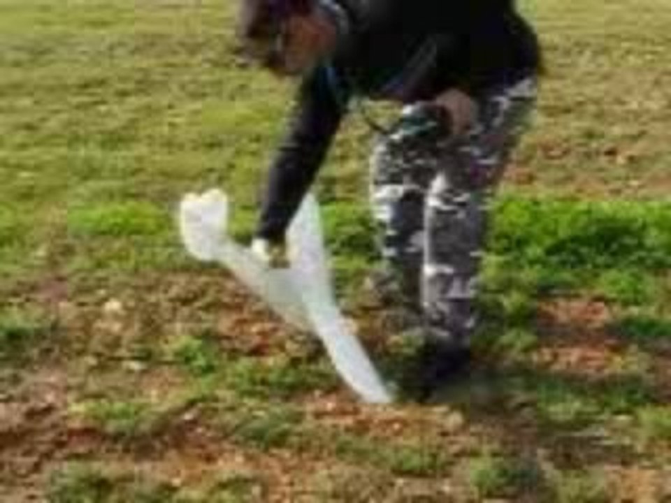 fred des bois en plein essaie(2 crash)