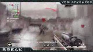 Cod 4 sniper no scope part 1