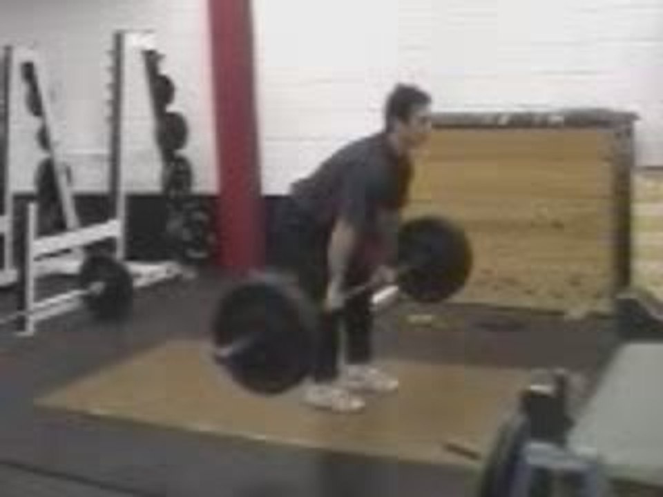 Haltérophilie - épaulé sol