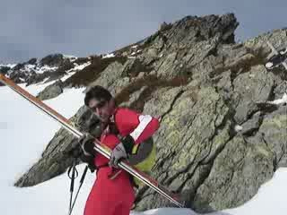 ski sur le toit
