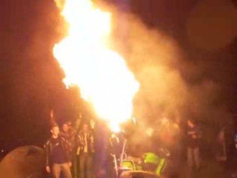 les plus belles flammes du mans moto 2009 avec mon vfr