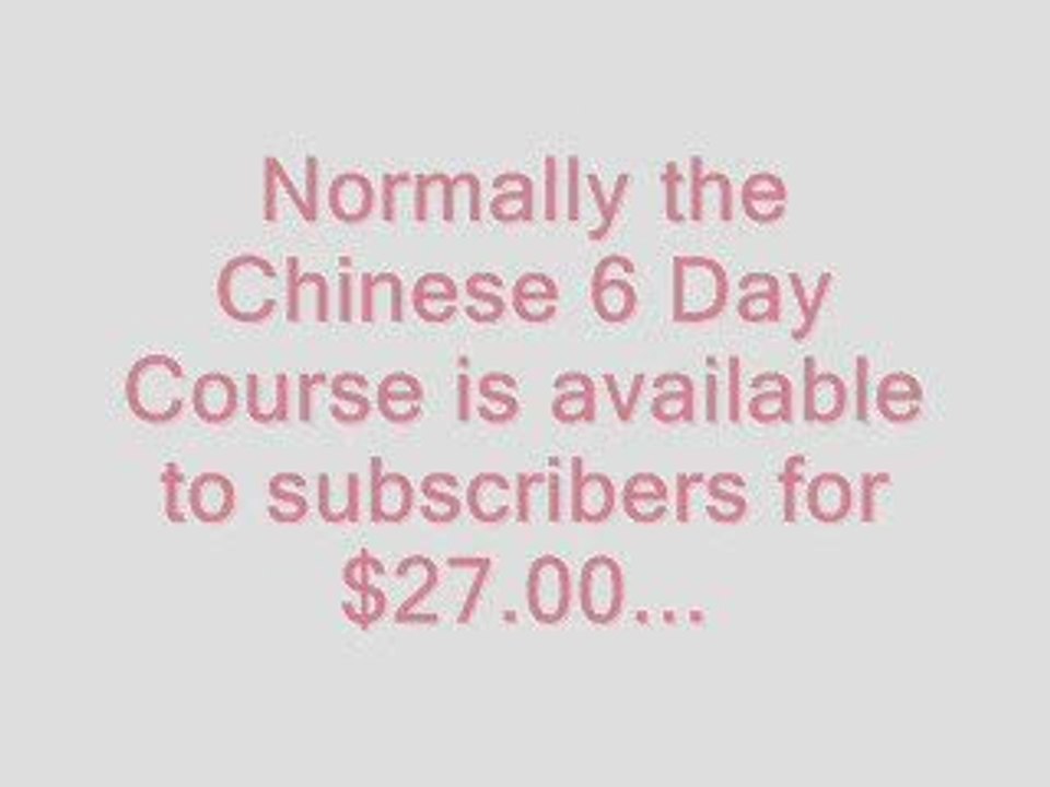 Learn Chinese