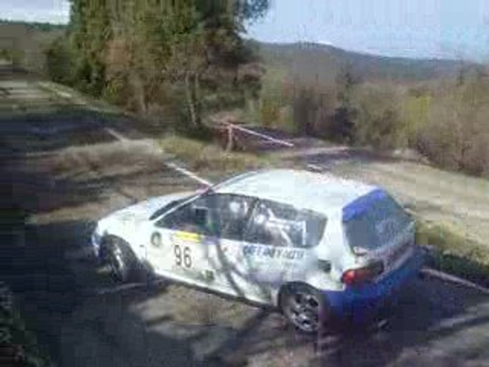 Rallye de venasque dimanche civic eg6 n°96 franck