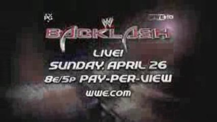 WWE BackLash 2009 Promo