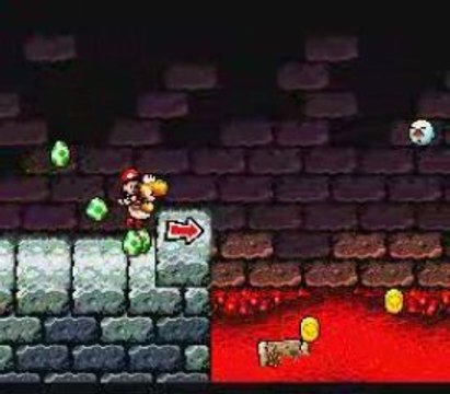 Lets play Super Mario World 2 Yoshis Island pt 13 level 2-4