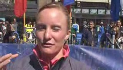 Interview with Shalane after the BAA Invitational Mile