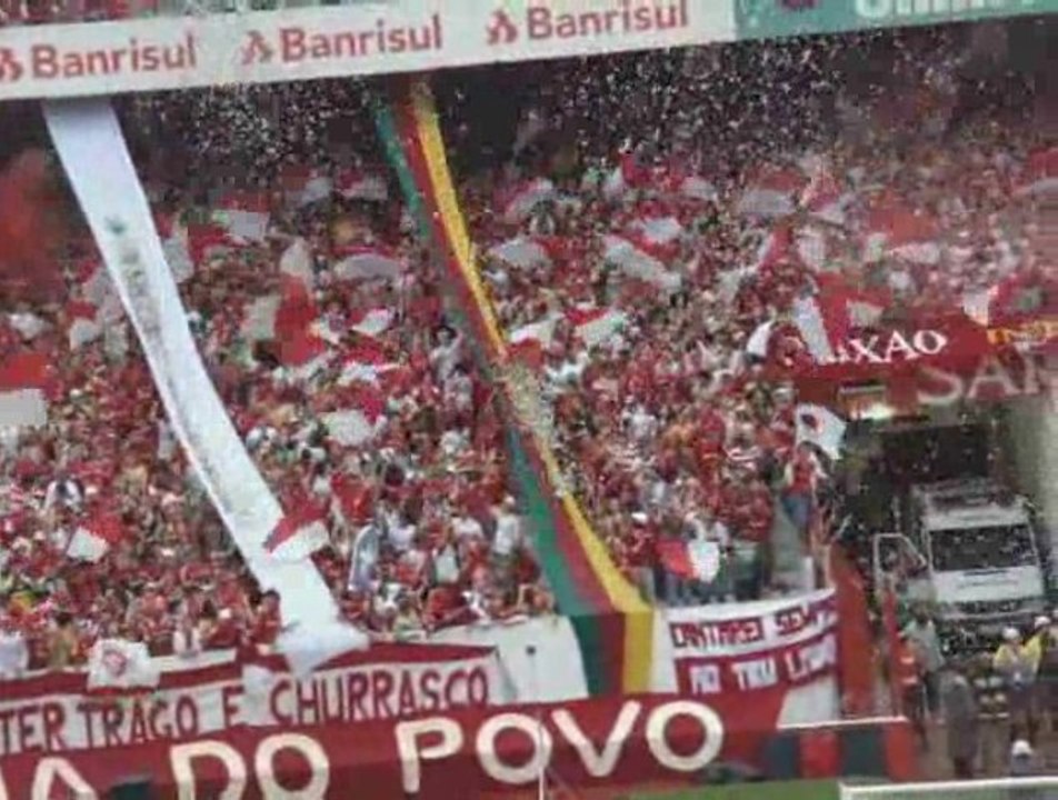 Entrada - Inter 8 x 1 Caxias - Guarda Popular Colorada - Fin