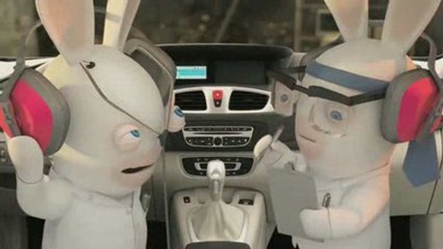 Les Lapins Crétins testent Nouveau Grand Scénic - AUDIO