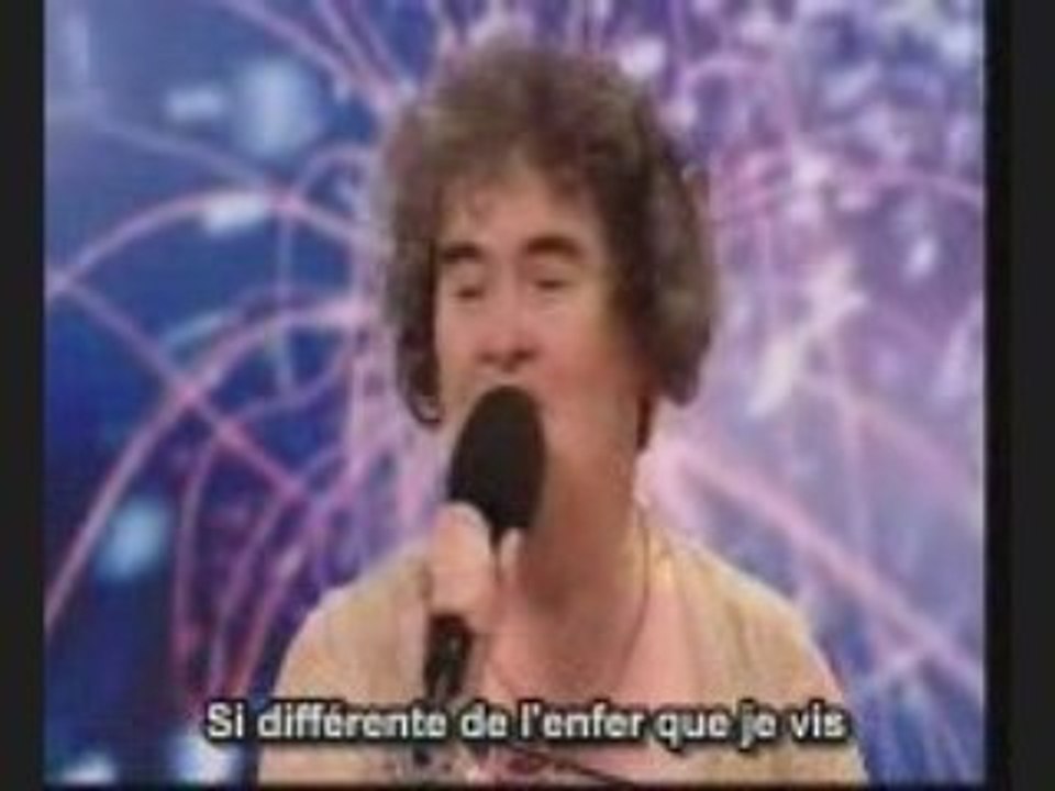 Susan BOYLE Une belle histoire. (sous titré en Français)