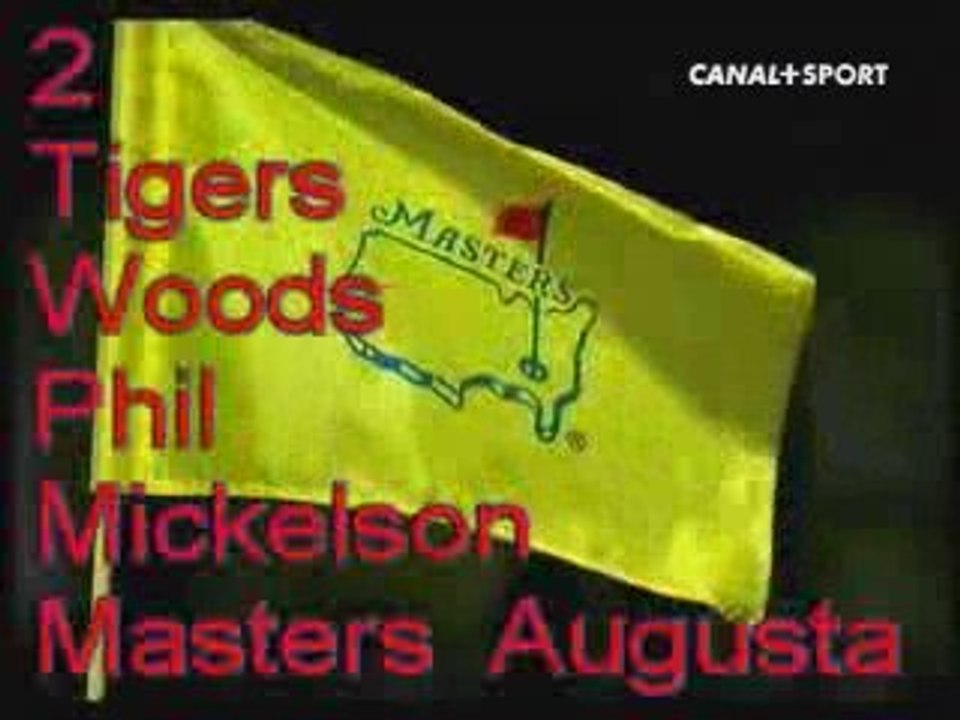 2 Tiger Woods Phil Mickelson au Masters Avr09