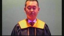 Receiving diploma