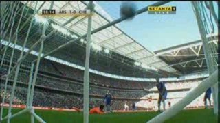 Arsenal v Chelsea 1-2 - Walcott goal for Arsenal