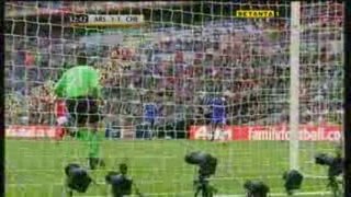 Arsenal v Chelsea 1-2 - Malouda goal for Chelsea