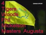 4 Tiger Woods Phil Mickelson au Masters Avr09