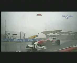 Kubica & Trulli Crash Grand Prix China 2009