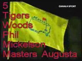 5 Tiger Woods Phil Mickelson au Masters Avr09