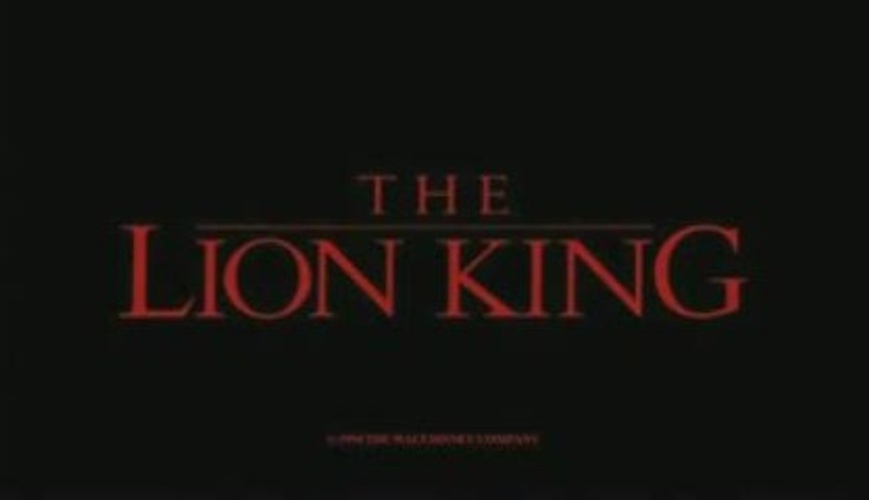 Trailer Le roi lion
