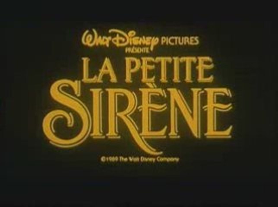 Trailer La petite sirène