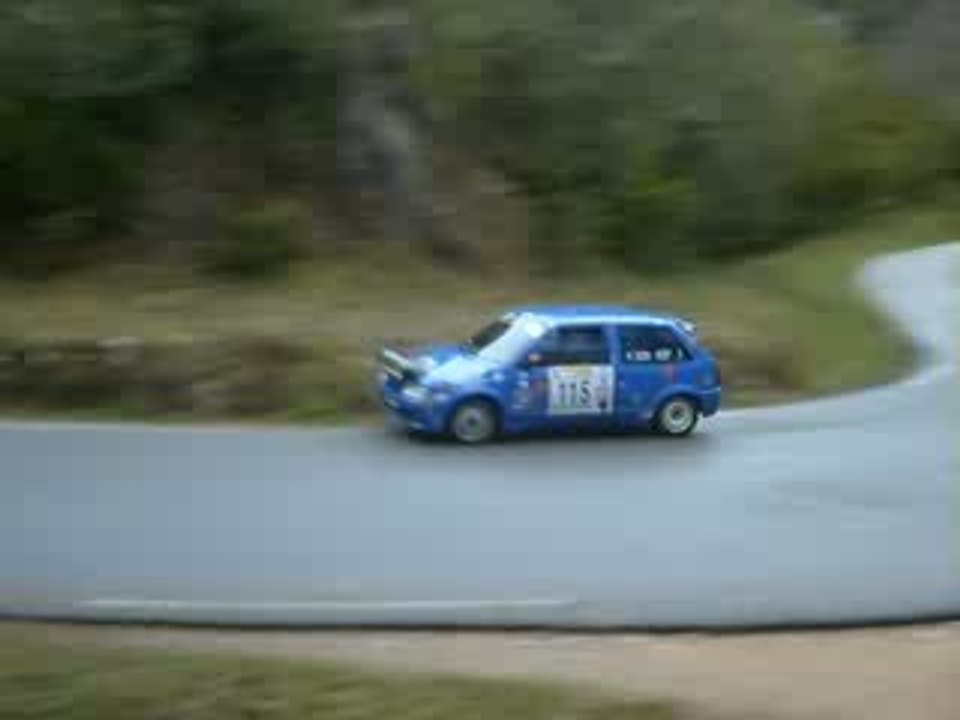 Rallye de venasque 2009 samedi AX GTI n°115 garcia