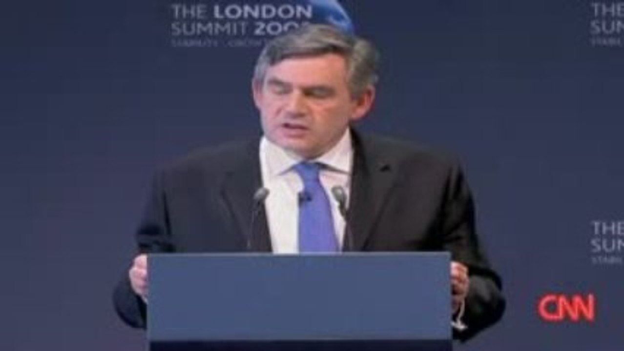 Gordon Brown Announces New World Order is Emerging