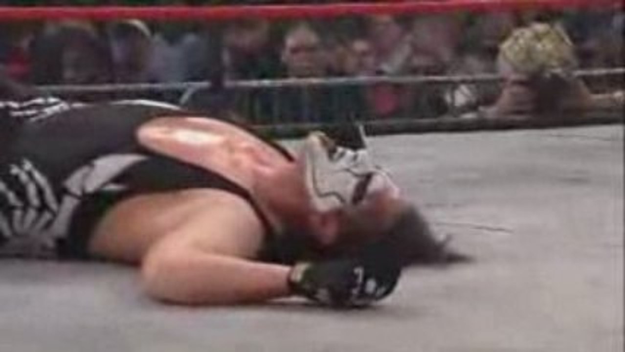 TNA LOCKDOWN 2009 STING VS MICK FOLEY PART 2