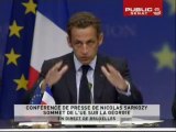 Le 18h,Spécial discours de Nicolas Sarkozy en direct de Bruxelles