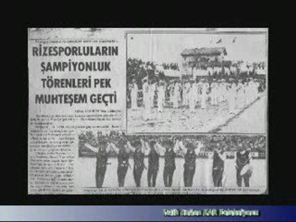Fotoğraflarla Rize Spor Tarihi