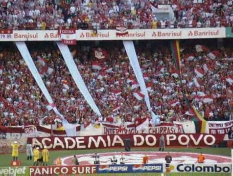Inter 8 x 1 Caxias -Hino do INTERNACIONAL - Guarda Popular C