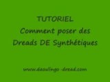 Tutoriel: Comment poser des dreads synthétiques (DE)