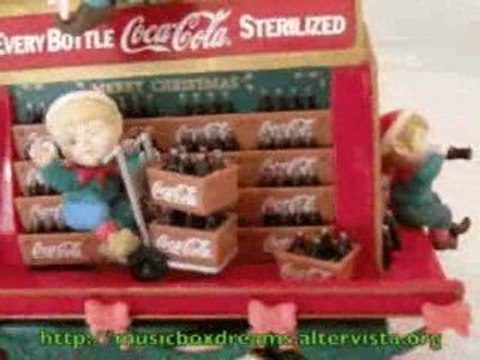 ENESCO COCA COLA MUSICAL DECK THE HAULS IN ACTION