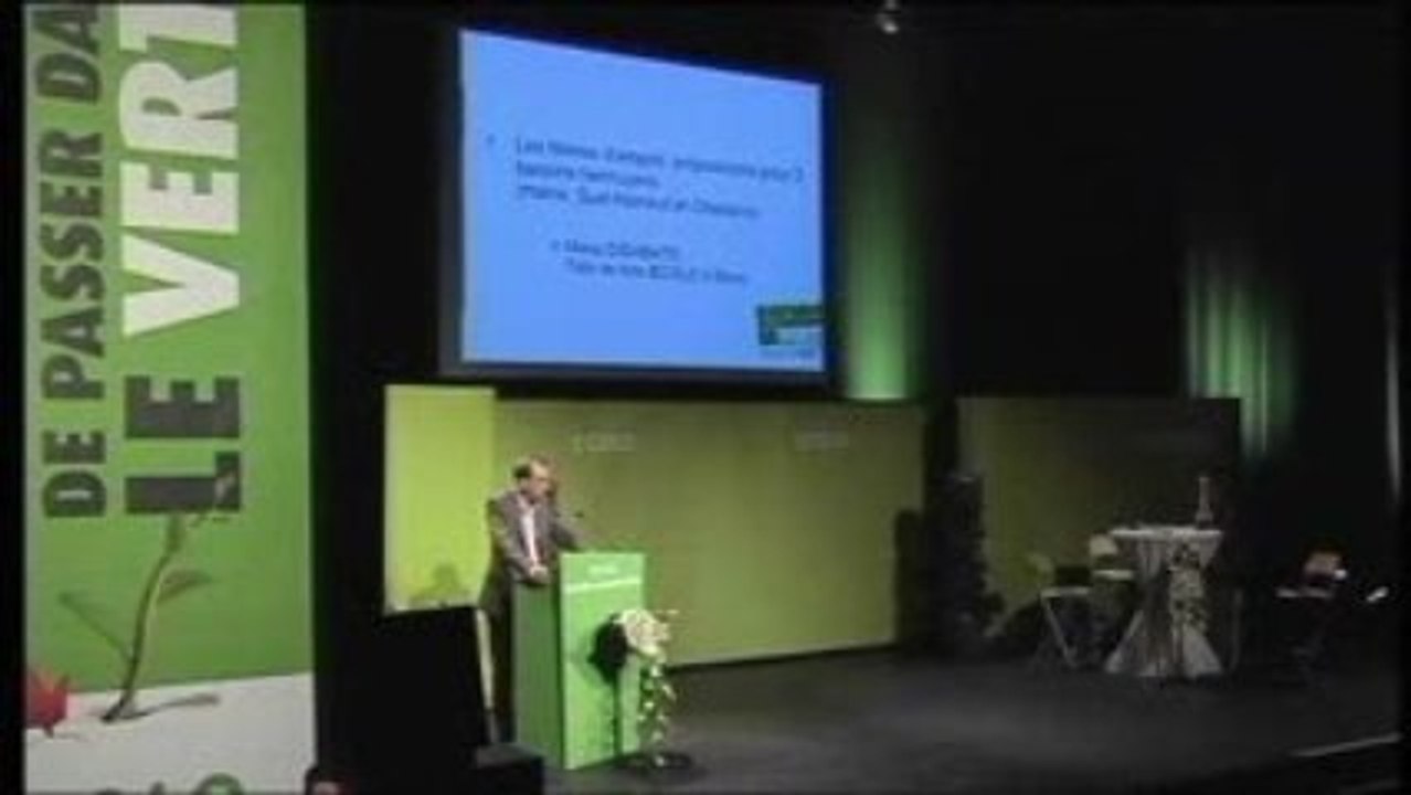 Manu Disabato au congrès Ecologie-économie
