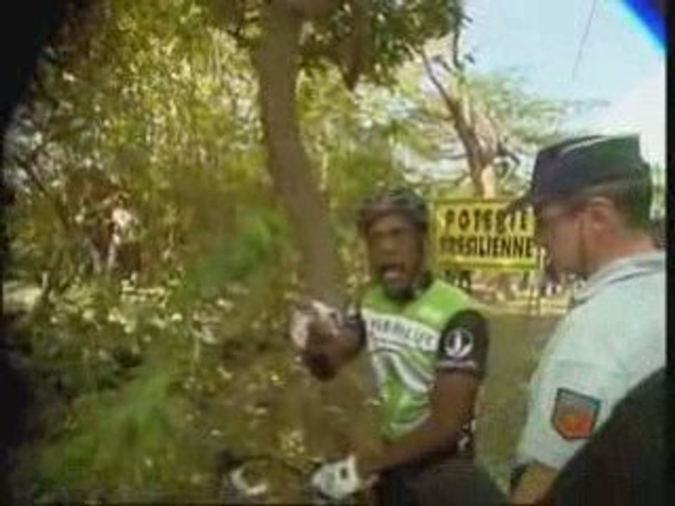 Cycliste énervé