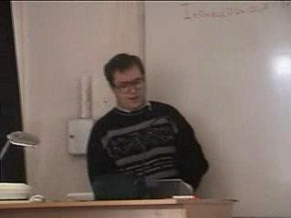 exposé oral de communication