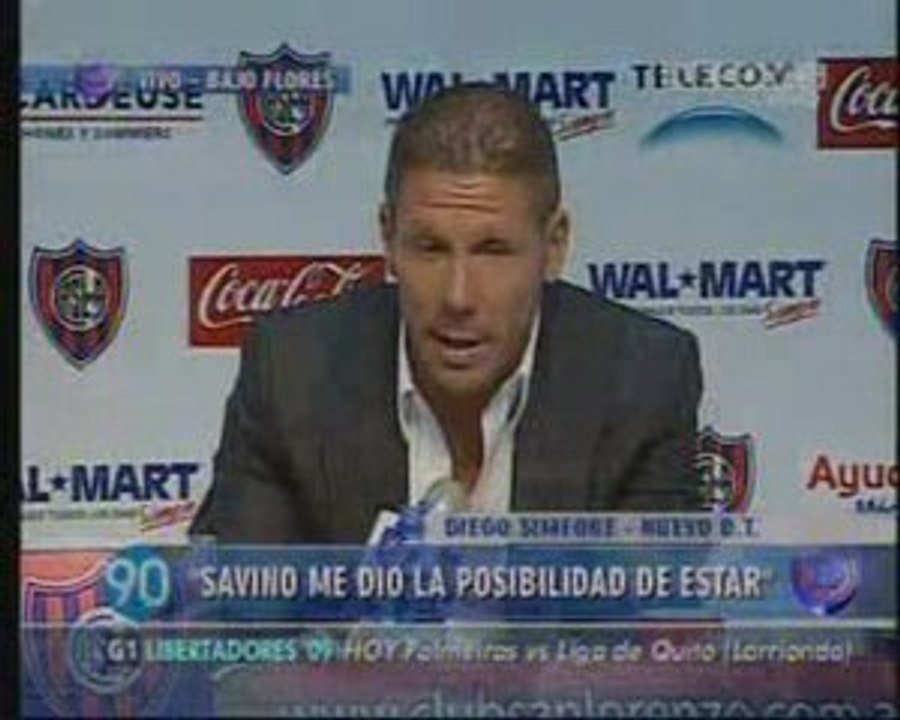 Asumió Simeone