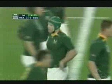 Tsiklauri. Rugby world cup 2003 Georgia vs South Africa