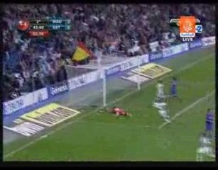 Gonzalo Higuain's second goal against Getafe- 21/4/09
