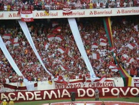 Inter 8 x 1 Caxias - Camisa Vermelha - Guarda Popular Colora