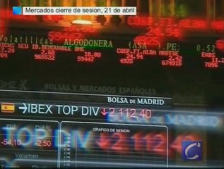 Cierre mercados españoles e internacionales (21/04/2009)