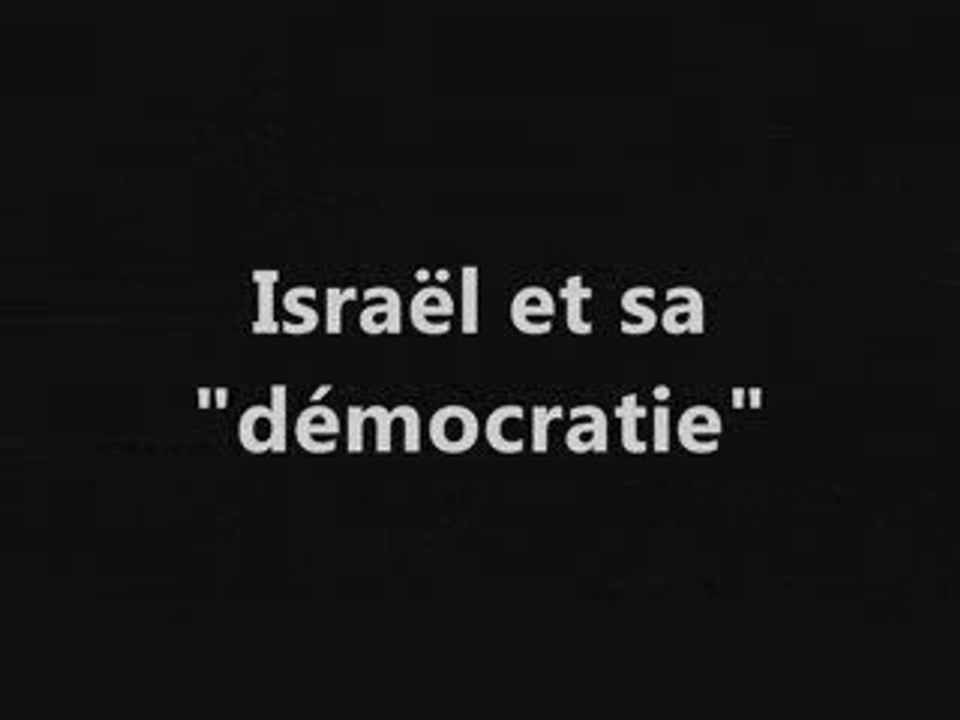 DURBAN 2 ISRAEL ET SA DEMOCRATIE !!!!