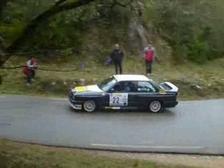Rallye de venasque 2009 samedi bmw M3 n°22 brun