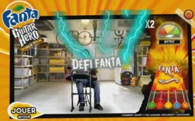 Fanta Guitar Hero Wolrd Tour Bibi Batterie 117250 points