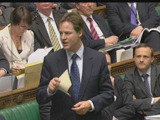 Budget 2009: Nick Clegg reaction
