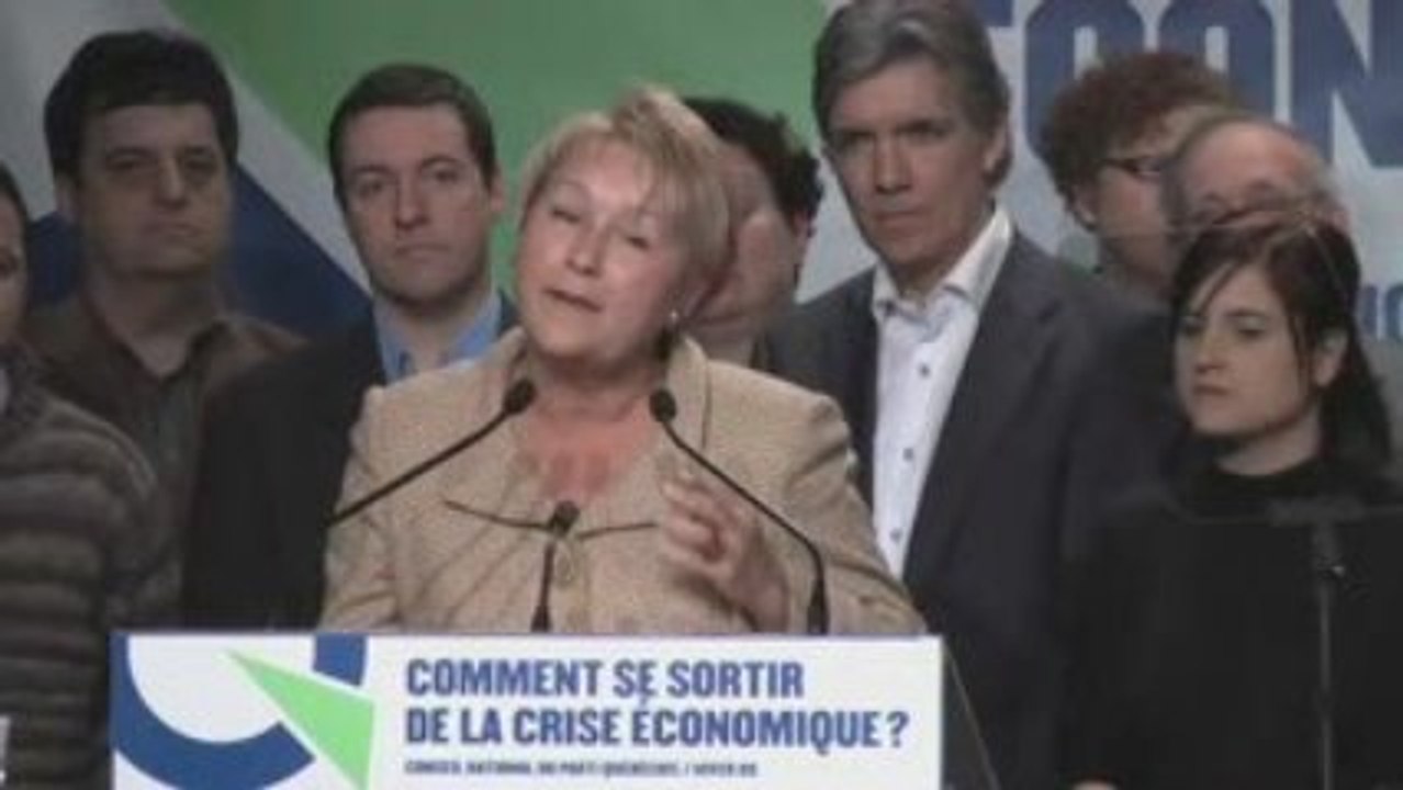 Discours de clôture : Pauline Marois chef du Parti Québécois