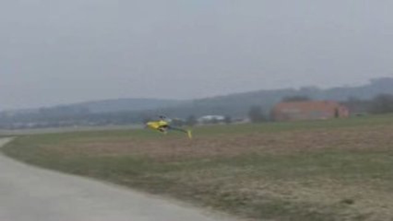 Autorotation Landing with RC-Heli Raptor50