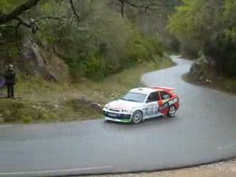 Rallye de venasque 2009 samedi escort cosworth n°12 bosio