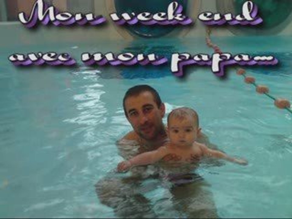 Week end avec mon bébé à la piscine...