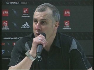 Conférence de presse Casanova apres match EAG
